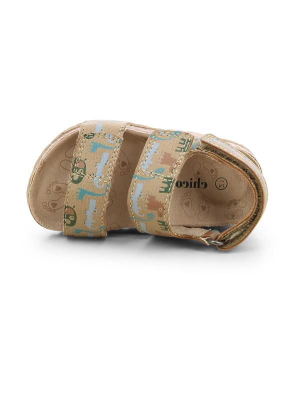 סנדלי פצפונים בסגנון ” טבע”  לבנים