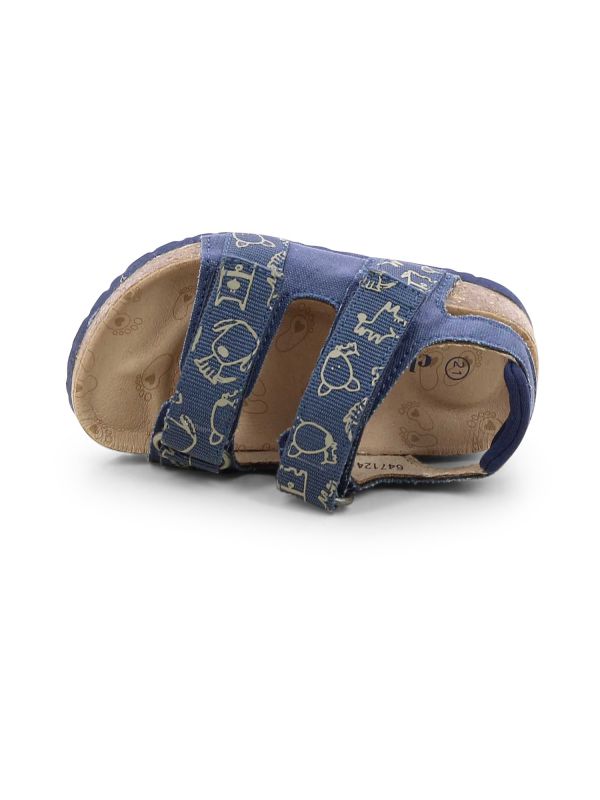 סנדלי פצפונים בסגנון ” טבע”  לבנים