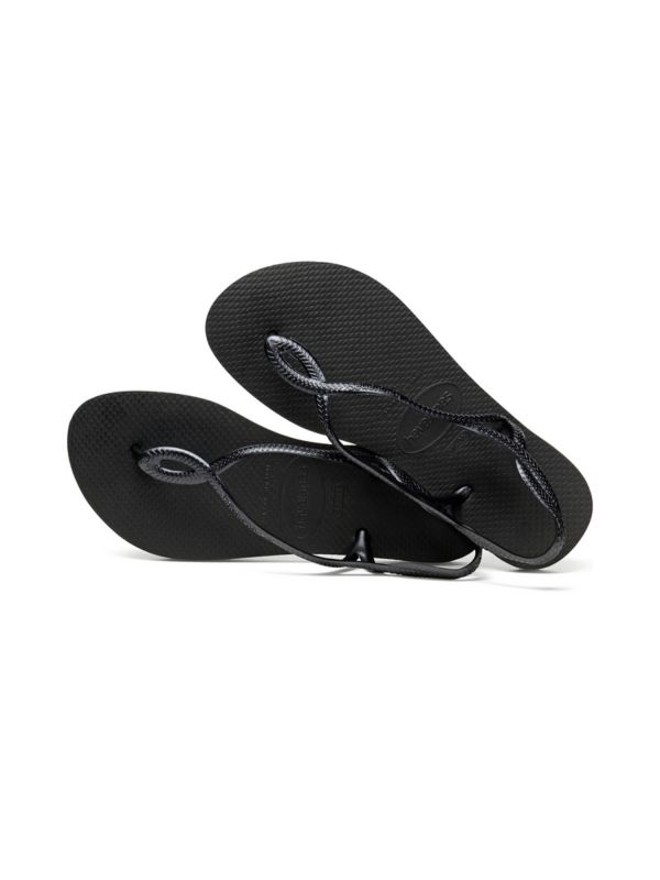 נעלי אצבע HAVAIANS לנשים - שחור