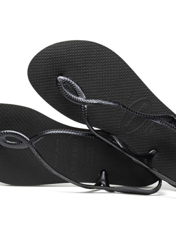 נעלי אצבע HAVAIANS לנשים - שחור