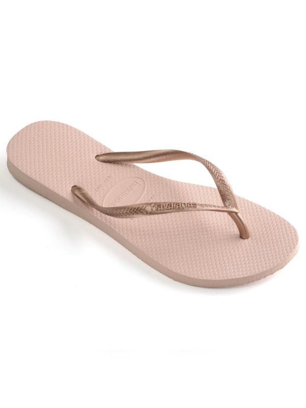נעלי אצבע HAVAIANS סלים רוז גולד לנשים