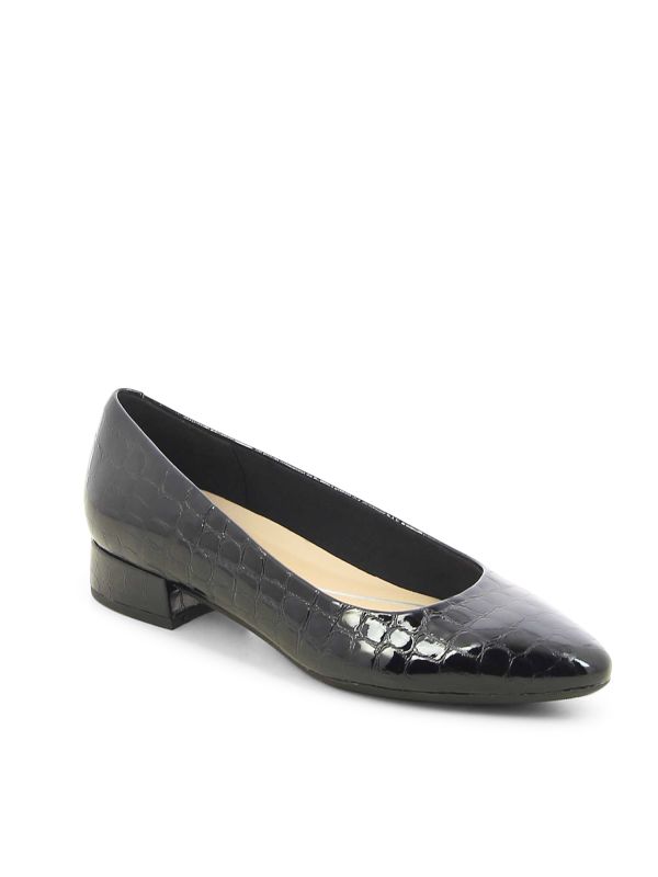 נעלי סירה בדוגמת נחש מבריקה לנשים