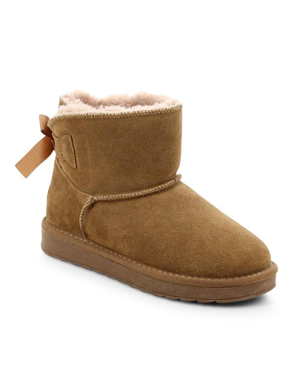 מגפי קוזי עם פפיון אחורי