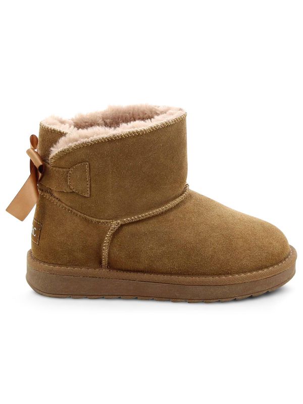 מגפי קוזי עם פפיון אחורי