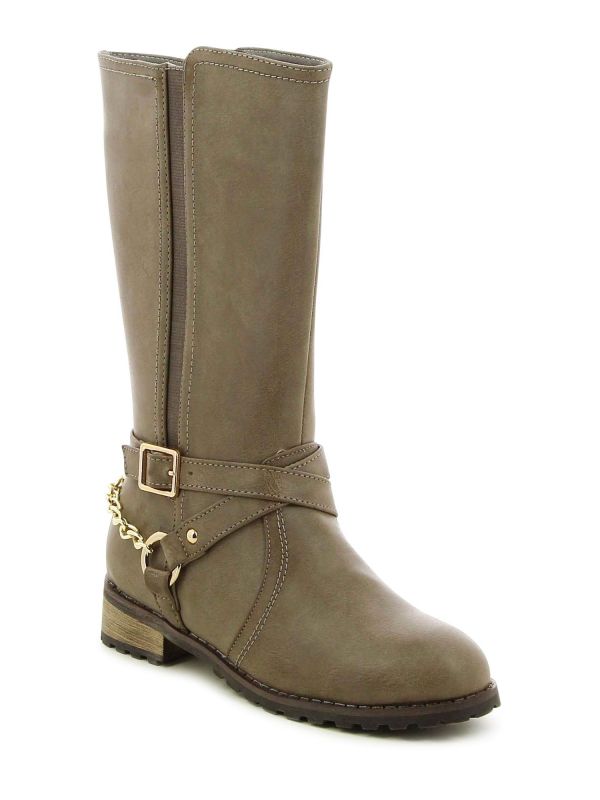 מגפיים עם שרשרת לקישוט